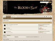 Tablet Screenshot of bloomandquill.com